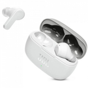 Casti in-ear Bluetooth cu microfon TWS - JBL (Wave 200) - White - Img 2