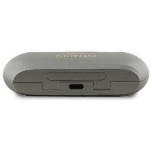 Casti True Wireless Stereo, Bluetooth - Guess Earbuds Elongated Metallic Printed Logo (GUTWSC2MCDSE) - Grey - Img 5