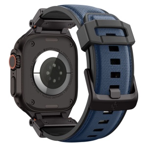 Curea pentru Apple Watch 1/2/3/4/5/6/7/8/9/10/SE/SE 2/Ultra/Ultra 2 (42/44/45/46/49mm) - Spigen DuraPro Armor - Navy Blue - Img 2
