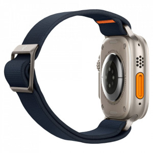 Curea pentru Apple Watch 1/2/3/4/5/6/7/8/9/10/SE/SE 2/Ultra/Ultra 2 (42/44/45/46/49mm) - Spigen Fit Lite Ultra - Navy - Img 7