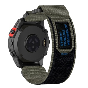 Curea pentru Garmin Fenix 3/3 HR/5X/5X Plus/6X/6X Pro/7X/7X Pro Solar - Techsuit Watchband QuickFit (W057) - Green - Img 2