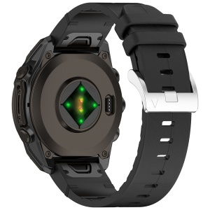 Curea pentru Garmin Fenix 5/5 Plus 6/6 Pro/7/Forerunner 935/945/Approach S60 - Techsuit Watchband QuickFit 22mm (W071) - Black - Img 4