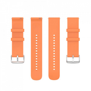 Curea pentru Samsung Galaxy Watch 4/5/Active 2, Huawei Watch GT 3 (42mm)/GT 3 Pro (43mm) - Techsuit Watchband 20mm (W001) - Orange - Img 3
