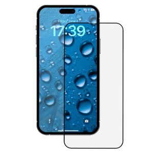 Folie pentru iPhone 14 Pro - ANANK 2.5D Reinforced Edge Screen Protector - Black