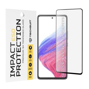 Folie pentru Samsung Galaxy A53 5G - Techsuit ESD Glass - Black