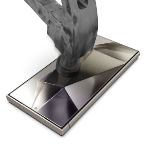 Folie pentru Samsung Galaxy S24 Ultra (set 2) - Techsuit TitanGlass CrystalHD [Fingerprint Unlock Compatible] - Clear - Img 6
