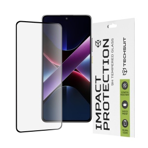 Folie pentru Xiaomi Poco X7 Pro - Techsuit 111D Full Cover / Full Glue Glass - Black