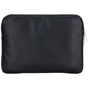 Husa cu Fermoar pentru Laptop, 14" - Guess Grained Triangle Logo (GUCS14ZPGTSPSK) - Black - Img 3