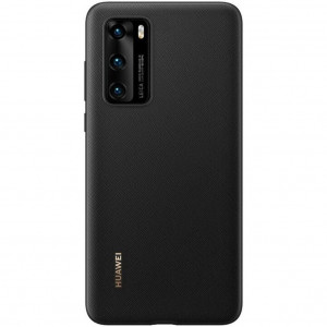Husa de protectie Huawei pentru P40, PU, Black