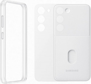 Husa Frame Cover pentru Galaxy S23, EF-MS911CWEGWW, White - Img 4