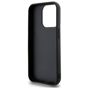 Husa iPhone 15 Pro Max - DKNY Leather Quilted Stack Logo (DKHCP15XPQDSLK) - Black - Img 5