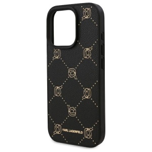 Husa iPhone 16 Pro - Karl Lagerfeld Leather MagSafe (KLHMP16LPGKHPHK) - Karl Head - Img 5