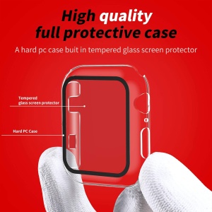 Husa pentru Apple Watch 1 / 2 / 3 (38mm) + Folie - Techsuit Defense360 Pro - Clear - Img 6