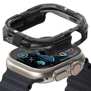 Husa pentru Apple Watch Ultra / Ultra 2 - Ringke Fusion Bumper - Black - Img 1