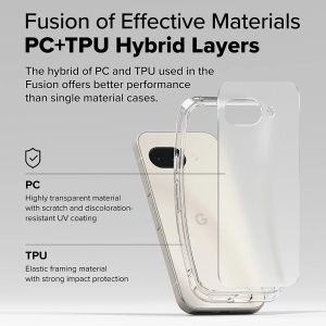 Husa pentru Google Pixel 9a - Ringke Fusion - Matte Clear - Img 2