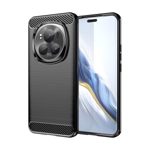 Husa pentru Honor Magic6 Pro - Techsuit Carbon Silicone - Black