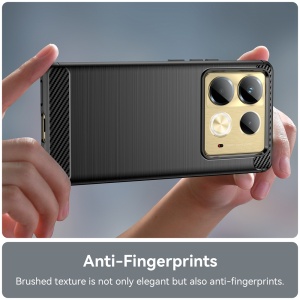 Husa pentru Infinix Note 40 - Techsuit Carbon Silicone - Black - Img 3