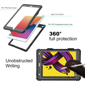 Husa pentru iPad 10.2" (2019 / 2020 / 2021) - ShellBox Waterproof IP68 - Black - Img 6