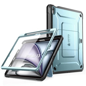 Husa pentru iPad Air 13 (2024) - Supcase Unicorn Beetle Pro - Arctic Blue - Img 1