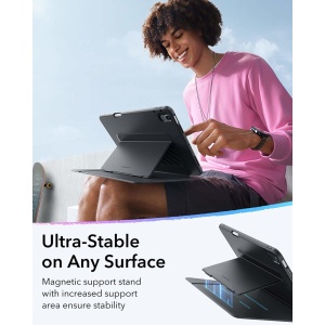 Husa pentru iPad Air 4 (2020) / Air 5 (2022) / Air 11 (2024) / Air 11 (2025) - ESR FlipÂ Hybrid (with Pencil Holder) - Black - Img 4