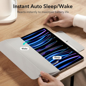 Husa pentru iPad Pro 11 (2018 / 2020 / 2021 / 2022) - ESR Rebound Magnetic - Brilliant White - Img 6