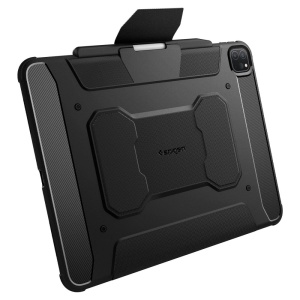 Husa pentru iPad Pro 13 (2024) - Spigen Rugged Armor Pro - Black - Img 4