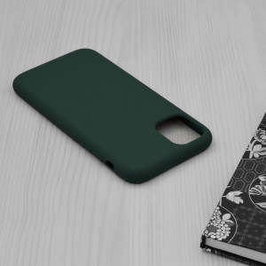 Husa pentru iPhone 11 - Techsuit Soft Edge Silicone - Dark Green - Img 4