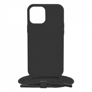 Husa pentru iPhone 12 Pro Max - Techsuit Crossbody Lanyard - Black - Img 8
