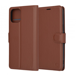 Husa pentru iPhone 12 Pro Max - Techsuit Leather Folio - Brown