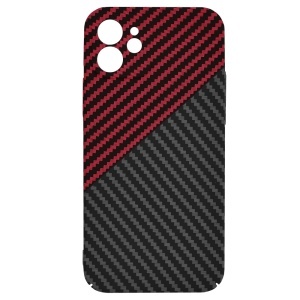 Husa pentru iPhone 12 - Techsuit Carbonite FiberShell - Red Vortex - Img 4