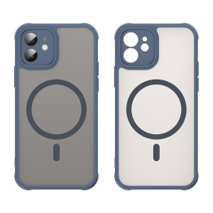 Husa pentru iPhone 12 - Techsuit HaloFrost II MagSafe - Navy Blue - Img 2