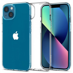 Husa pentru iPhone 13 - Spigen Liquid Crystal - Clear
