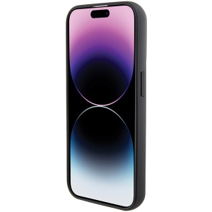 Husa pentru iPhone 14 Pro - Karl Lagerfeld Saffiano Gripstand (KLHCP14LGSACHPK) - Choupette - Img 8