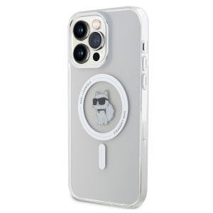 Husa pentru iPhone 14 Pro Max - Karl Lagerfeld IML MagSafe (KLHMP14XHFCCNOT) - Transparent Choupette - Img 2