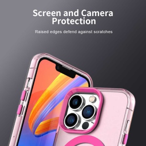 Husa pentru iPhone 14 Pro - Techsuit CandyCase MagSafe - Pink - Img 5