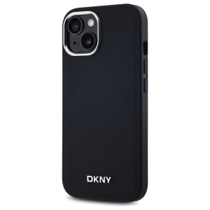 Husa pentru iPhone 15 Plus - DKNY Hardcase Plain Logo MagSafe (DKHMP15MPSCMCLK) - Black - Img 2