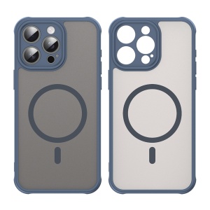 Husa pentru iPhone 15 Pro Max - Techsuit HaloFrost II MagSafe - Navy Blue - Img 2