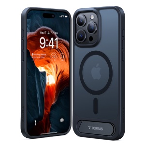 Husa pentru iPhone 15 Pro - Torras Pstand - Black - Img 8