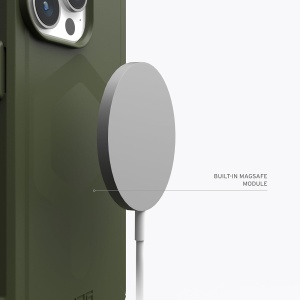 Husa pentru iPhone 15 Pro - UAG Essential Armor MagSafe - Olive Drab - Img 9