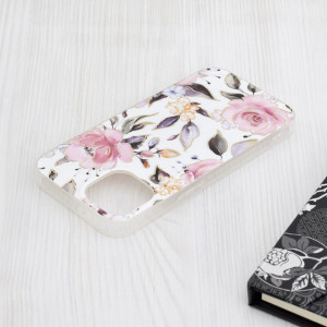 Husa pentru iPhone 15 - Techsuit Marble Series - Chloe White - Img 4