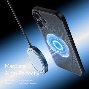 Husa pentru iPhone 16 - Dux Ducis Aimo MagSafe Series - Black - Img 3