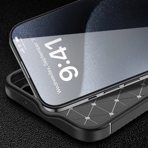 Husa pentru iPhone 16 Plus - Techsuit CarbonFiber - Black - Img 4