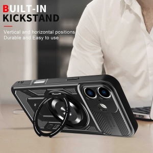 Husa pentru iPhone 16 Plus - Techsuit RuggedCam - Black - Img 3