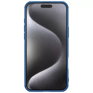 Husa pentru iPhone 16 Pro Max - Nillkin Super Frosted Shield Pro Magnetic - Blue - Img 6