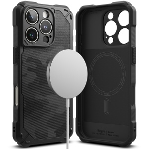 Husa pentru iPhone 16 Pro Max - Ringke Rugged Gear MagSafe - Camo Black - Img 1