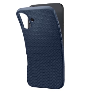 Husa pentru iPhone 16 - Spigen Liquid Air - Navy Blue - Img 3