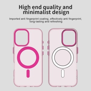 Husa pentru iPhone 16 - Techsuit CandyCase MagSafe - Pink - Img 5