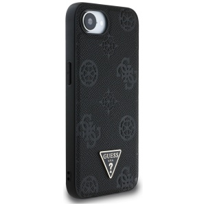 Husa pentru iPhone 16e - Peony Grained Hot Stamp Triangle Logo MagSafe (GUHMPSE4PGBTMK) - Black - Img 2