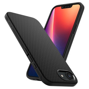 Husa pentru iPhone 16e - Spigen Liquid Air - Matte Black - Img 2