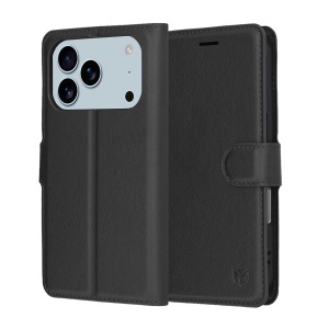 Husa pentru iPhone 17 Pro - Techsuit Leather Folio - Black - Img 1